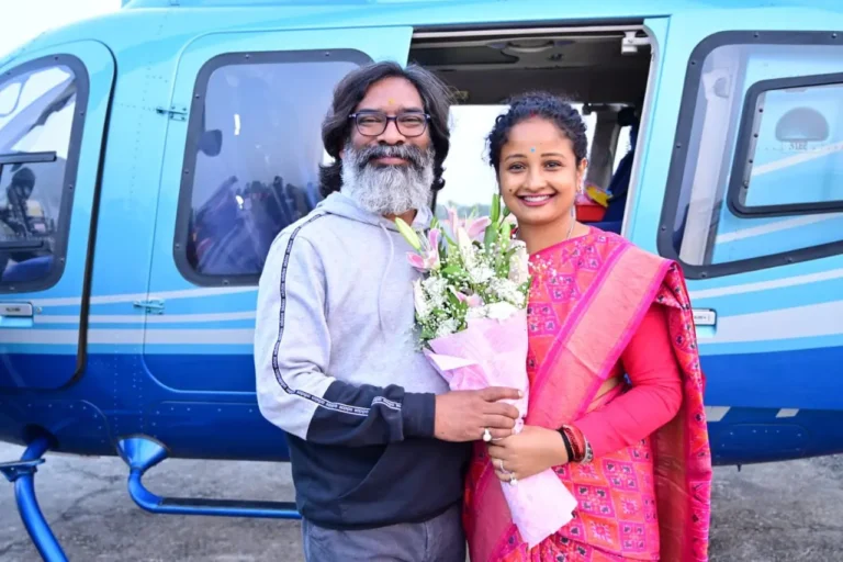 Jharkhand Chief Minister Hemant Soren and Wife Kalpana Soren